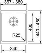 Мойка Franke KBG 110-34 миндаль фото 2 в Екатеринбурге