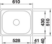 Мойка Бланко PLENTA 6 нержавеющая сталь фото 3 в Екатеринбурге Мойка Blanco PLENTA 6 нержавеющая сталь фото 3 в Екатеринбурге