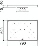 Индукционная варочная панель Barazza 1PKC80N фото 4 в Екатеринбурге
