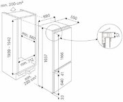 Встраиваемый холодильник Kuppersbusch FKGF 9855.0i фото 2 в Екатеринбурге