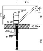 Смеситель Smeg MF11P2 фото 2 в Екатеринбурге