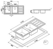 Мойка Smeg LMN116S фото 2 в Екатеринбурге