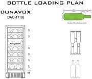 Винный шкаф Dunavox DAU-17.58DB фото 4 в Екатеринбурге