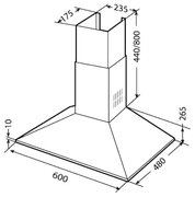 Вытяжка Teka DBB 60 STAINLESS STEEL фото 2 в Екатеринбурге