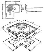 Мойка Smeg SP3A фото 2 в Екатеринбурге