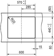 Мойка Franke BCX 110-55 TL сталь фото 4 в Екатеринбурге