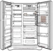 Холодильник Smeg SBS800P9 фото 3 в Екатеринбурге