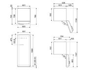 Холодильник Smeg FAB28RPK5 фото 2 в Екатеринбурге