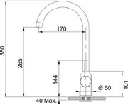 Смеситель Franke Pola Neo графит фото 4 в Екатеринбурге