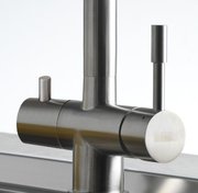 Смеситель Franke Atlas Clear Water нержавеющая сталь фото 2 в Екатеринбурге