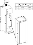 Встраиваемый холодильник Schaub Lorenz SLS E310WE фото 4 в Екатеринбурге
