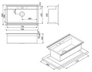 Мойка Smeg VQMX79 фото 3 в Екатеринбурге