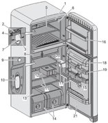Холодильник Smeg FAB50P фото 4 в Екатеринбурге