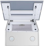 Вытяжка Maunfeld MERSEY 50 Inox Glass white фото 4 в Екатеринбурге