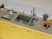 Мойка Omoikiri TAKI 69-2-U/IF SIDE GB-R фото 3 в Екатеринбурге