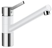 Смеситель Blanco Tivo chrome/Silgranit белый