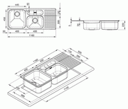 Мойка Smeg LTS1163D2 фото 2 в Екатеринбурге