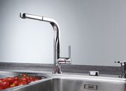 Смеситель Franke Sinos оптика нержавеющей стали, выдвижной шланг фото 2 в Екатеринбурге