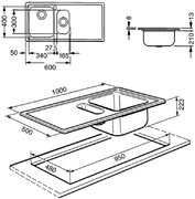 Мойка Smeg LLR102 фото 2 в Екатеринбурге