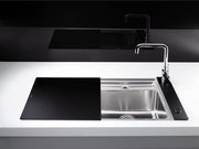 Мойка Бланко Statura 6-IF Crystal черное стекло нержавеющая сталь фото 2 в Екатеринбурге Мойка Blanco Statura 6-IF Crystal черное стекло нержавеющая сталь фото 2 в Екатеринбурге