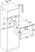 Комбинированный духовой шкаф-пароконвектомат Gaggenau BSP260101 фото 3 в Екатеринбурге