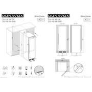 Винный шкаф Dunavox DX-119.386DSS фото 4 в Екатеринбурге