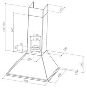 Вытяжка Faber SYNTHESIS BK A90 PB фото 2 в Екатеринбурге