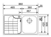 Мойка Franke ZOT 614 чаша справа фото 3 в Екатеринбурге