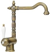 Смеситель Franke Old England бронза (с одной ручкой)