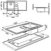 Мойка Smeg LM102D фото 2 в Екатеринбурге