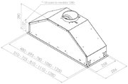 Встраиваемая вытяжка Pando GTI/725 INOX V.1050 ECO SEC PLUS фото 4 в Екатеринбурге