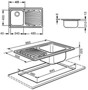 Мойка Smeg APM861D фото 2 в Екатеринбурге