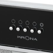 Встраиваемая вытяжка Krona KATE 600 GLASS BLACK PB фото 2 в Екатеринбурге
