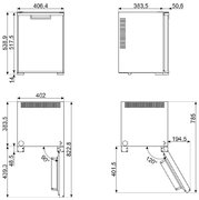 Минибар Smeg MTE40 фото 4 в Екатеринбурге