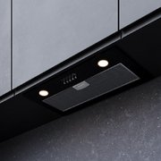 Встраиваемая вытяжка Krona LUISA 600 GLASS BLACK PB фото 2 в Екатеринбурге