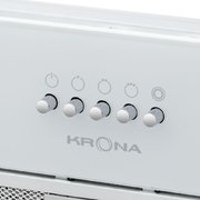 Встраиваемая вытяжка Krona KATE 600 GLASS WHITE PB фото 2 в Екатеринбурге