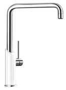 Смеситель Blanco Jil сочетание материалов хром/керамика белый фото 2 в Екатеринбурге