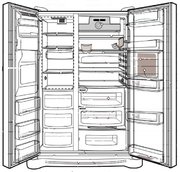 Холодильник Smeg SBS800A1 фото 3 в Екатеринбурге