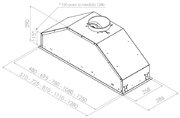 Встраиваемая вытяжка Pando GTI/810 INOX V.850 SEC фото 3 в Екатеринбурге