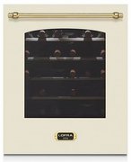 Встраиваемый винный шкаф Lofra ZBRBI36T BRASS две зоны фото