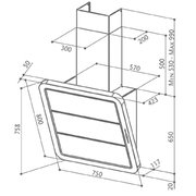 Вытяжка Faber Galaxy X/V WH A75 фото 2 в Екатеринбурге