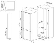 Встраиваемый холодильник Smeg C8174N3E1 фото 2 в Екатеринбурге