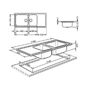 Мойка Smeg LQ116S фото 2 в Екатеринбурге