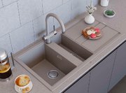 Мойка Omoikiri Kitagawa 100-2 WH фото 3 в Екатеринбурге