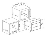 Встраиваемая микроволновая печь Smeg SF4800MPO фото 3 в Екатеринбурге