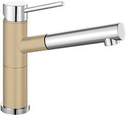 Смеситель Blanco Alta-S compact chrome/Silgranit шампань фото 2 в Екатеринбурге