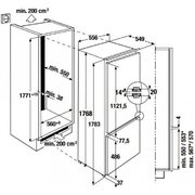 Встраиваемый холодильник Kuppersbusch FKGF 8800.1 фото 2 в Екатеринбурге