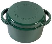 Духовка голландская зеленая круглая Big Green Egg