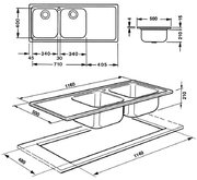 Мойка Smeg LLR116 фото 2 в Екатеринбурге