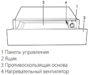 Встраиваемый подогреватель посуды Smeg CPR115B3 фото 3 в Екатеринбурге